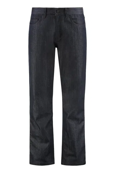 Coutr.com Moncler Straight Leg Denim Jeans In Black