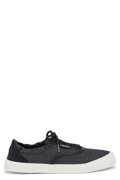Coutr.com Moncler Vera Leisure Denim Trainers In Black