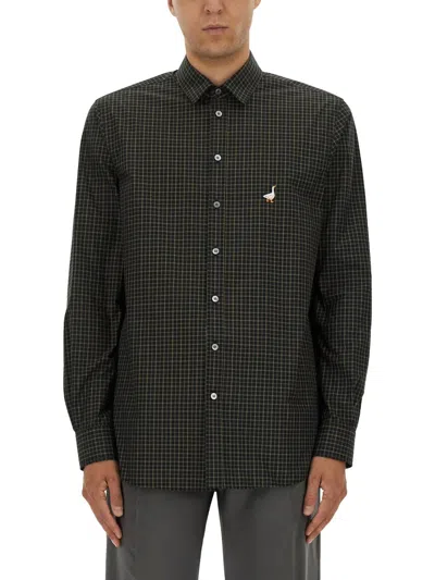 Coutr.com Moschino Couture Cotton Poplin Shirt Goose In Gray