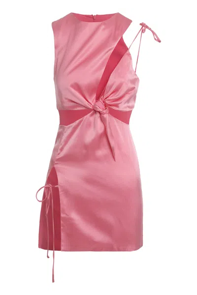 Coutr.com Mother Of All Knotted-detail Mini Dress In Multi