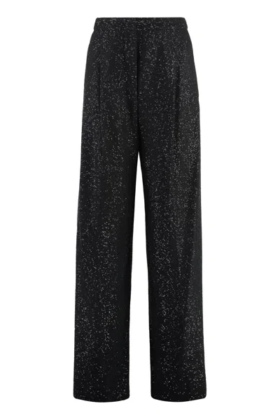 Coutr.com Max Mara Navigli Sequined Trousers In Black