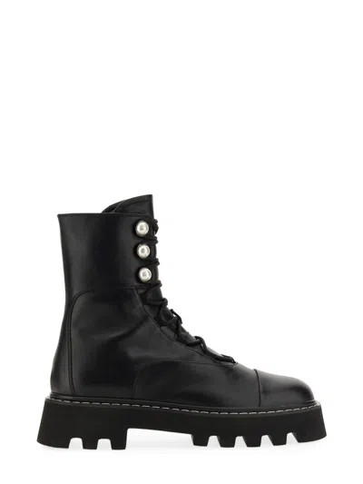 Coutr.com Nicholas Kirkwood Pearlogy Combat Boots In Black