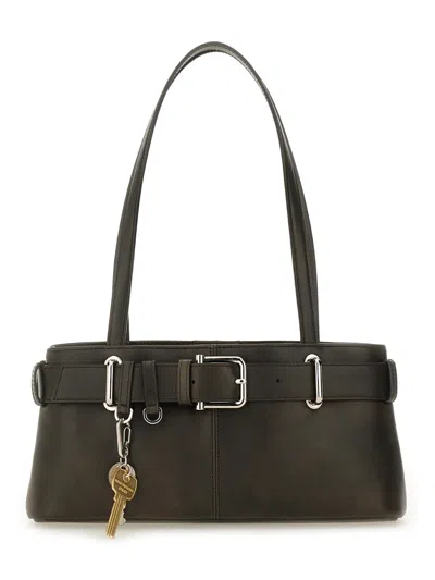 Coutr.com Osoi Shoulder Brocle Mini Bag In Brown