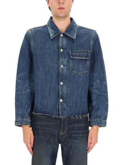 Coutr.com Our Legacy Cut Rebirth Jacket In Blue