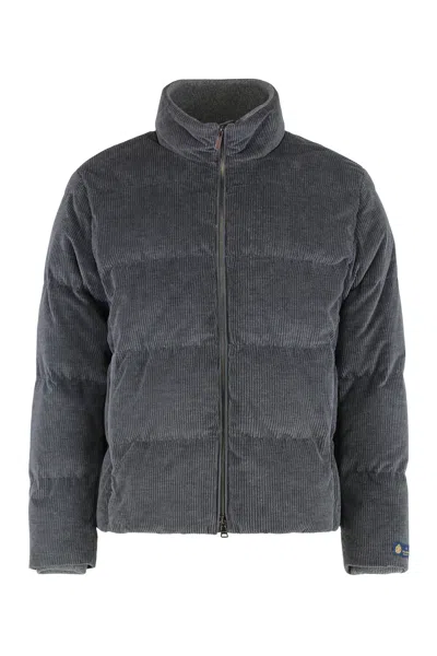 Coutr.com Paul & Shark Ultralight Down Jacket In Cashmere And Cotton In Gray