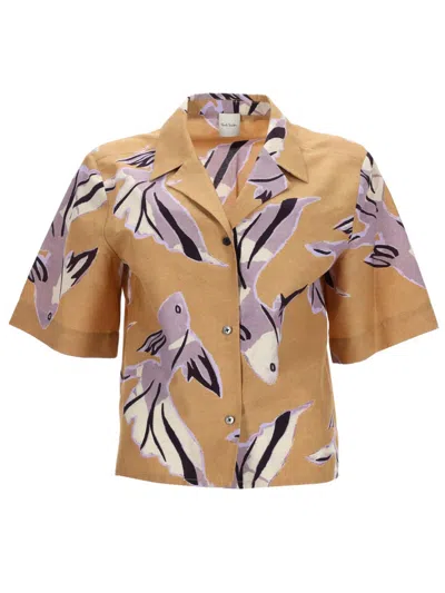 Coutr.com Paul Smith Printed Cotton Shirt In Multi