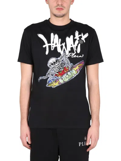 Coutr.com Philipp Plein Graphic-print Short-sleeved T-shirt In Black