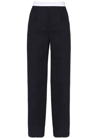 Coutr.com Alexander Wang Pleated Trouser In Wool Tailoring In Black