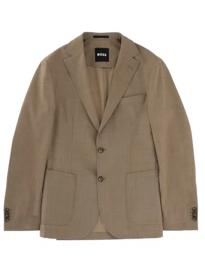 Coutr.com Premium Leather Men's Jacket In Sand