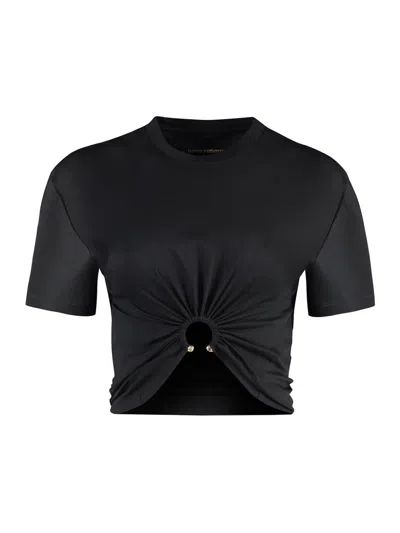 Coutr.com Rabanne Cotton Crew-neck T-shirt In Black