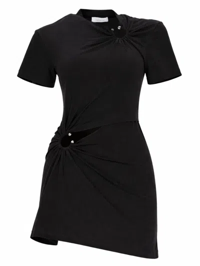 Coutr.com Rabanne Ring-detail Mini Dress In Black