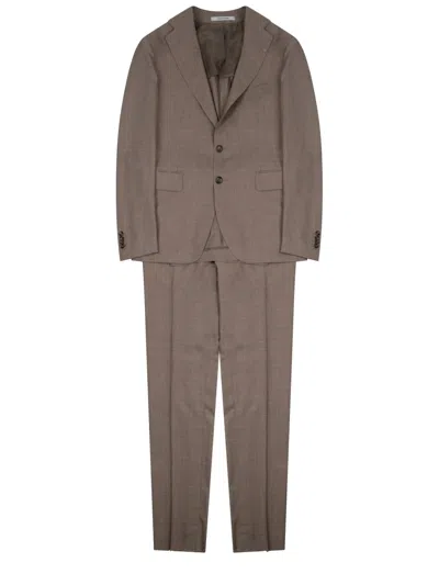 Coutr.com Refined Men's Suit Ensemble - Two Piece In Gray