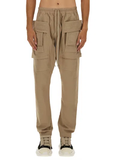 Coutr.com Rick Owens Drkshdw Drawstring Cargo Pants In Sand