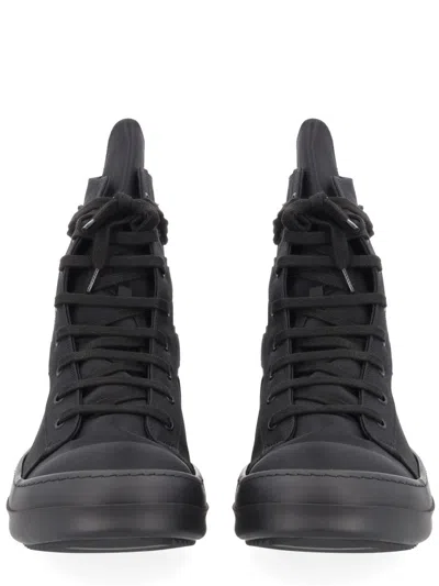 Coutr.com Rick Owens Drkshdw Ss26 Temple - Ramones Vegan Sneakers In Black