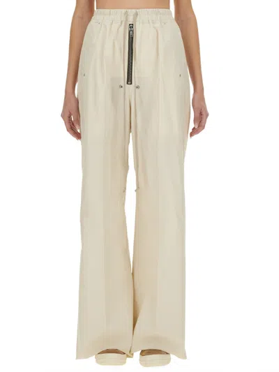 Coutr.com Rick Owens Wide-leg Drawstring Trousers In White