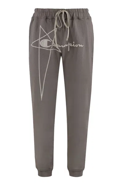 Coutr.com Rick Owens X Champion - Cotton Sweatpants In Brown