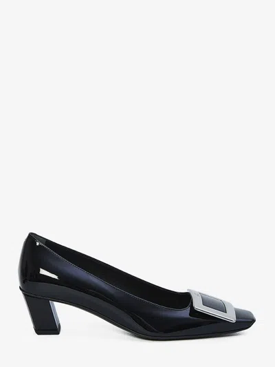 Coutr.com Roger Vivier Belle Vivier 45 Patent-leather Pumps In Black