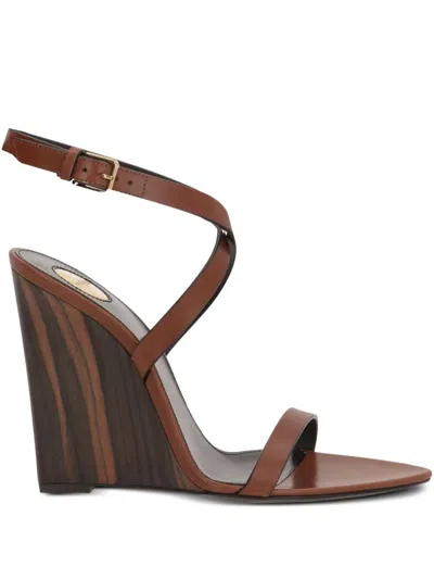 Coutr.com Saint Laurent Gippy 110 Sandal In Brown