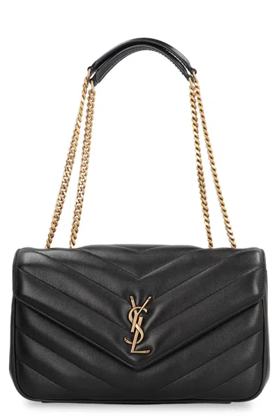 Coutr.com Saint Laurent Loulou Medium In Matelassé Lambskin In Black