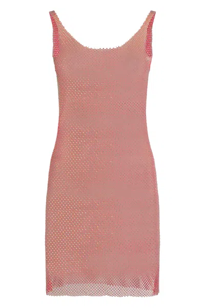 Coutr.com Santa Brands Sydney Crystal-embellished Mini Dress In Pink