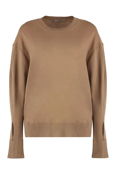 Coutr.com Stella Mccartney Crew-neck Wool Sweater In Brown