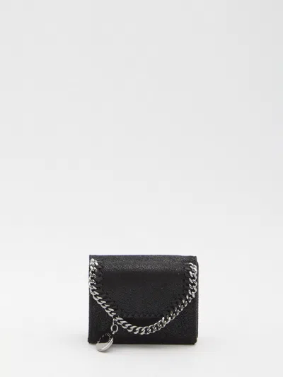 Coutr.com Stella Mccartney Falabella Tri-fold Wallet In Black