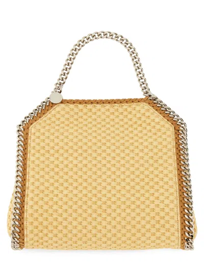 Coutr.com Stella Mccartney Falabella Woven Mini Tote Bag In Sand