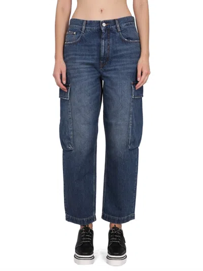 Coutr.com Stella Mccartney Wide-leg Cargo Jeans In Blue