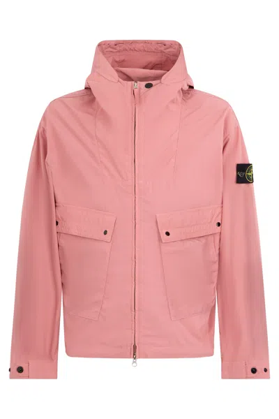 Coutr.com Stone Island Ligth Compact Touch Poly-tc Windbreaker In Pink