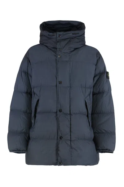 Coutr.com Stone Island Recycled Nylon Down Jacket In Blue