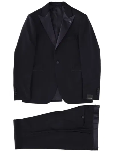 Coutr.com Tagliatore Single-breasted Suit In Blue