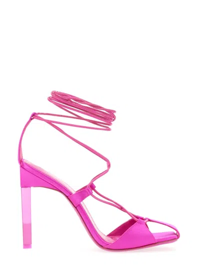 Coutr.com The Attico Adele Lace-up Pumps In Pink