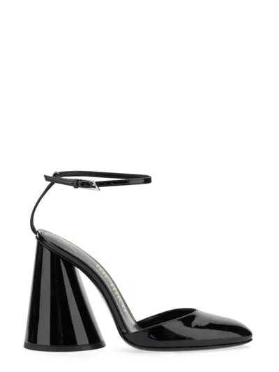 Coutr.com The Attico Luz Satin Pumps In Black