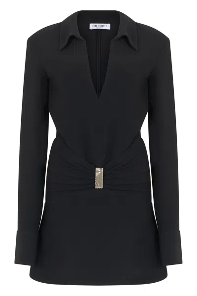 Coutr.com The Attico Mini Dress In Cady In Black