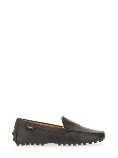 Coutr.com Tod's Gommino Loafers In Leather In Black
