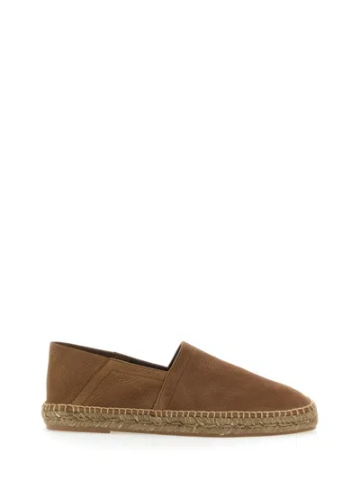 Coutr.com Tom Ford Suede Barnes Espadrille In Sand