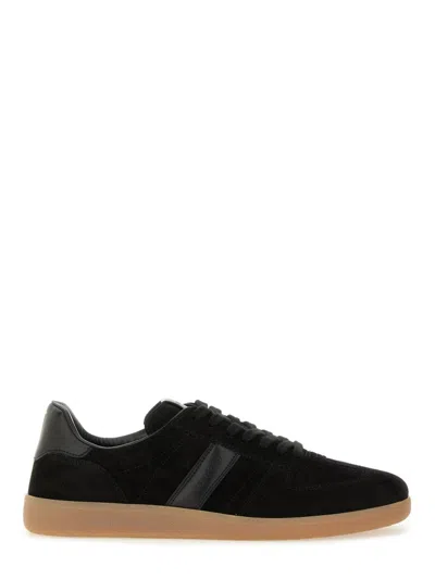 Coutr.com Tom Ford Suede T Sneaker In Black