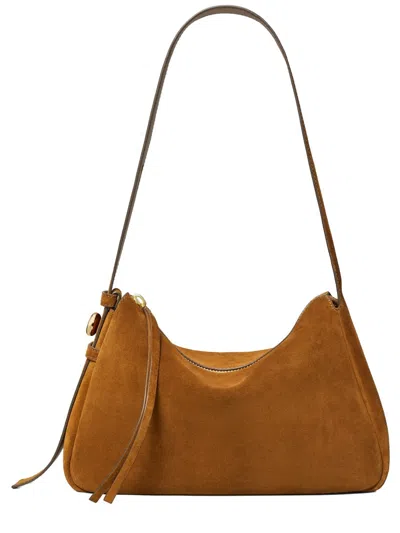 Coutr.com Tory Burch Romy Suede Shoulder Bag In Sand