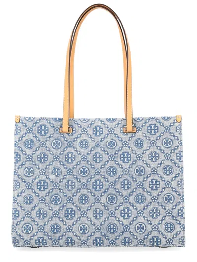Coutr.com Tory Burch T Monogram Shopper Bag In Blue