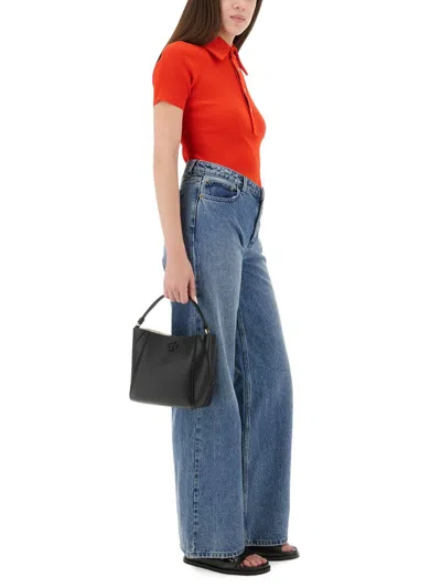 Coutr.com Tory Burch Viscose Blend Polo Shirt In Red