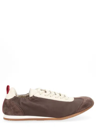 Coutr.com Uma Wang Leather Sneaker In Brown