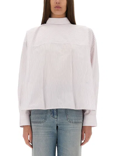 Coutr.com Victoria Beckham Blouse With Knotted Collar In Pink
