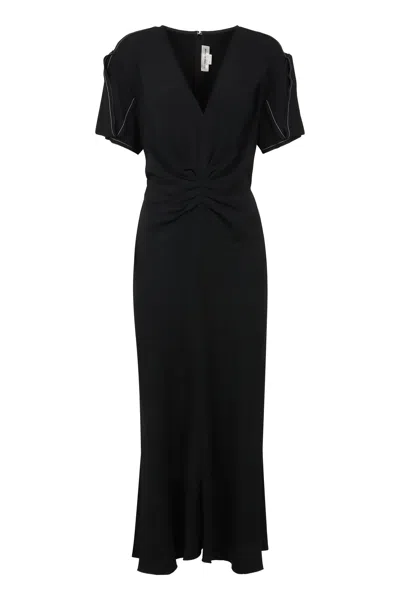 Coutr.com Victoria Beckham Stretch Viscose Dress In Black