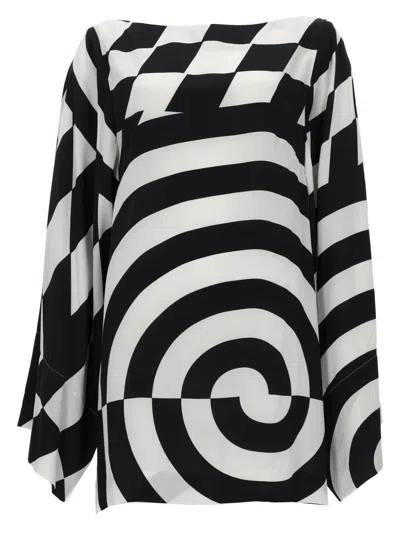 Coutr.com Viscose Elegance Mini Top For Women In Multi