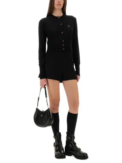 Coutr.com Vivienne Westwood Cardigan Bea Con Logo In Black