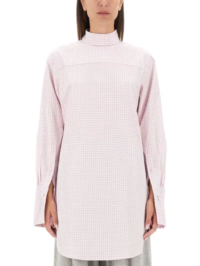 Coutr.com Women Plaid Shirt In Pink