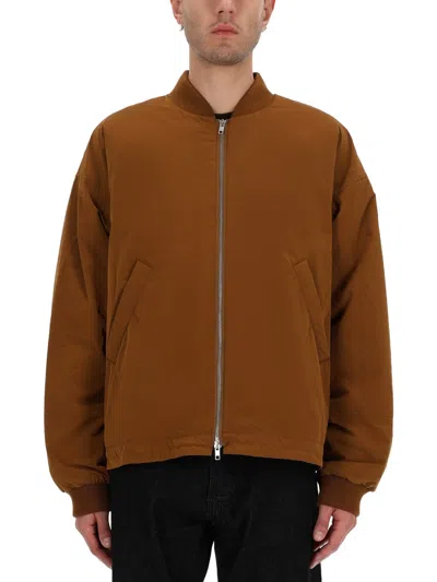 Coutr.com Ymc Basement Water Repellent Relaxed Men's Bomber In Brown