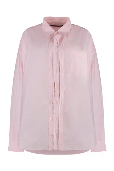 Coutr.com Y/project Stretch Cotton Shirt In Pink