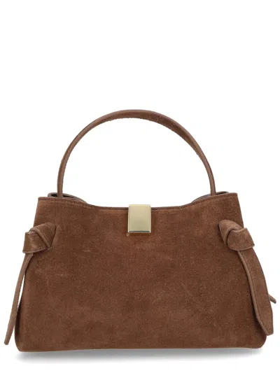 Coutr.com Yuzefi Gyoza Mini Suede Bag In Brown
