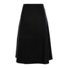 Couture De Marie Women's Giselle Black Wool Wrap Skirt